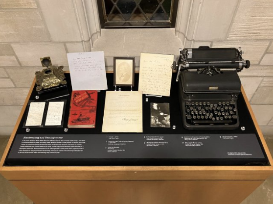 <i>Please Continue: Literary Correspondence as Conversation,</i> now on display at the Heard Libraries' Special Collections and University Archives, features notes and letters penned by acclaimed writers. (Vanderbilt University Special Collections and University Archives)