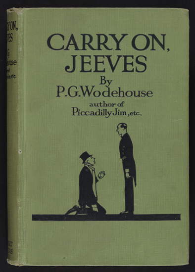 “Carry On, Jeeves” by P.G. Wodehouse (P.G. Wodehouse Collection/Vanderbilt Special Collections and University Archives)